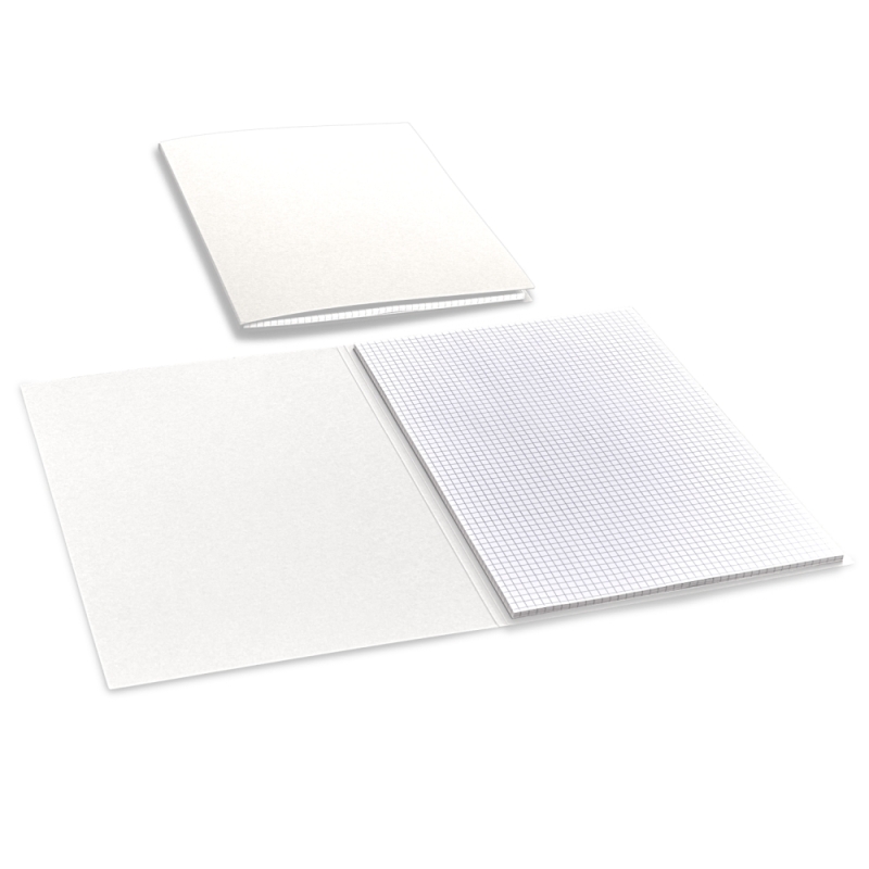 8 Stück Schreibmappen mit Notizblock Lemani® IMPULS Textil-Design