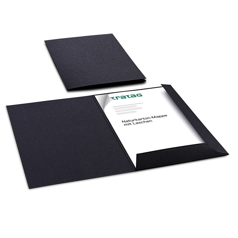 20 Stück Präsentationsmappen BL-exclusivdruck® Naturkarton