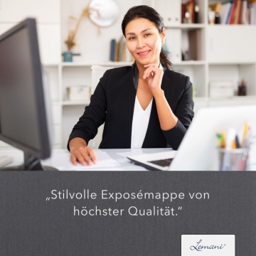 8 Stück Exposémappen Lemani® CARISMA Textil-Design