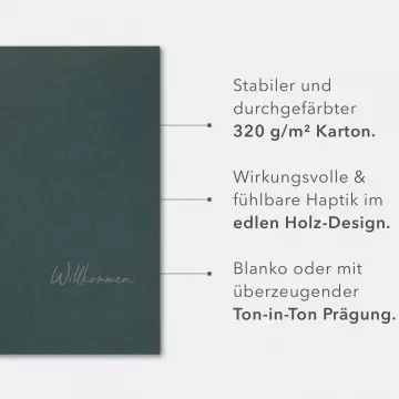 8 Stück Willkommensmappen ECO-plus Recyclingkarton