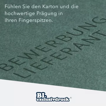 8 Stück Willkommensmappen ECO-plus Recyclingkarton