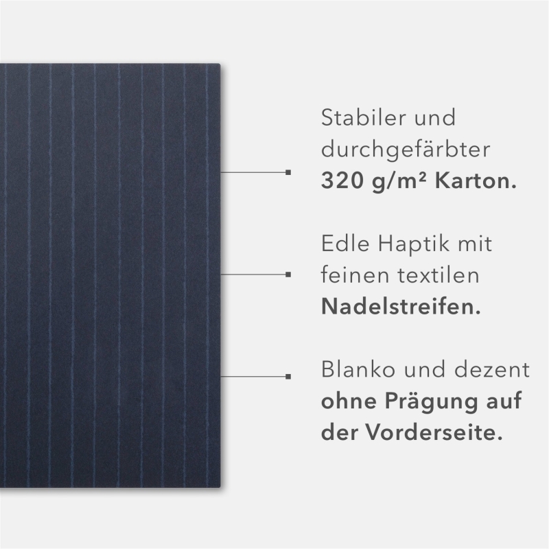 8 Stück Schreibmappen mit Notizblock Lemani® IMPULS Textil-Design
