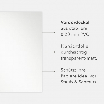 6 Stück STRATAG Klemmmappen Klemmschienen-Set