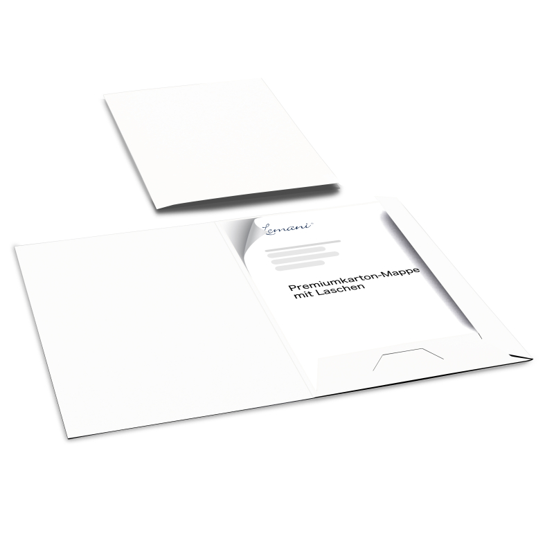 10 Stück Präsentationsmappen BL-exclusivdruck® Naturkarton (1781)