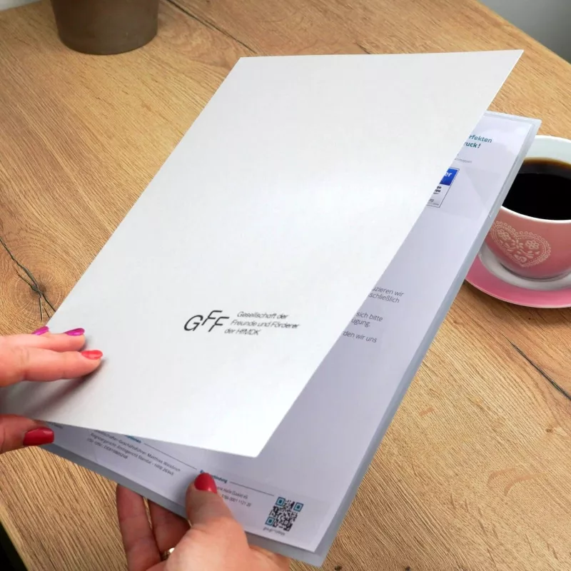 Mustermappen-Box Weiß-Töne