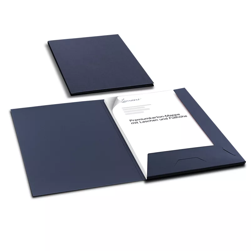 5 Stück Präsentationsmappen mit Füllhöhe Lemani® Premium-Karton (9625)