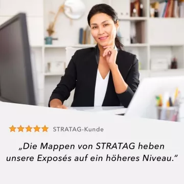 Naturkarton-Mappe 1-teilig in Steingrau mit 1 Klemmschiene