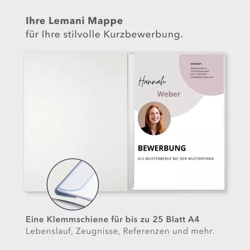 Lemani® IMPULS 1-teilige Bewerbungsmappe Premium-Karton