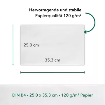 250 Stück B4 Versandtaschen in Weiß, haftklebend mit Abdeckstreifen, ohne Fenster