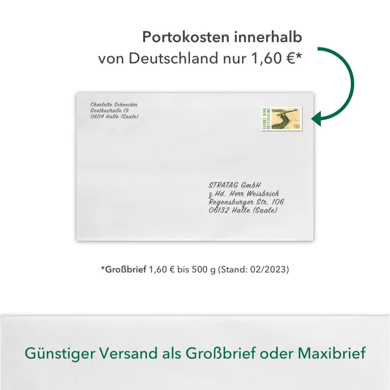250 Stück B4 Versandtaschen in Weiß, haftklebend mit Abdeckstreifen, ohne Fenster