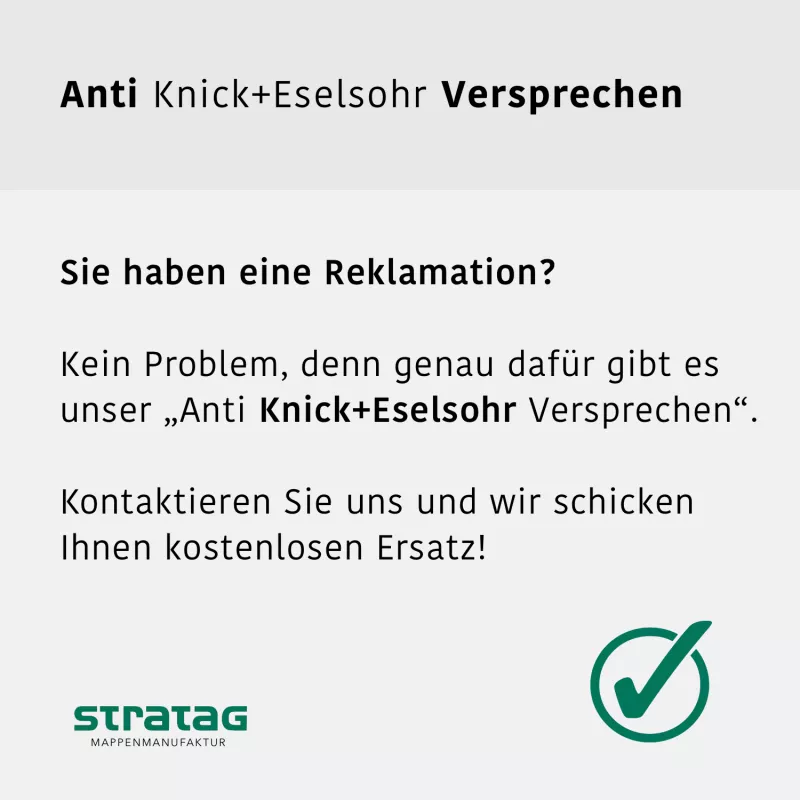 Bewerbungsmappe favorit© 1-teilig Lederstruktur