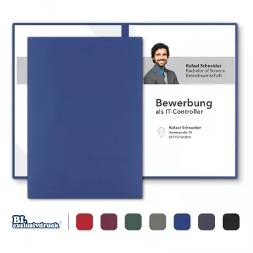 BL-exclusivdruck® BL-plus 2-teilige Bewerbungsmappe Naturkarton