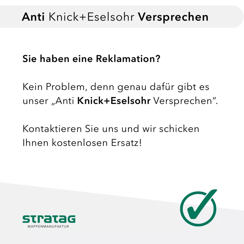 BL-exclusivdruck® EASY 3-teilige Bewerbungsmappe Naturkarton
