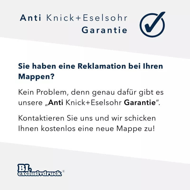 5 Stück Urkundenmappen BL-exclusivdruck® BASIC Naturkarton