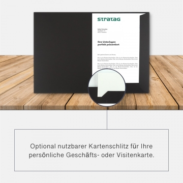 60 Stück Präsentationsmappen BL-exclusivdruck® Naturkarton