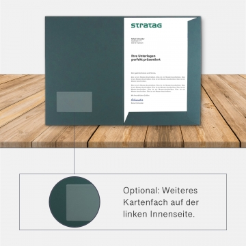 60 Stück Präsentationsmappen BL-exclusivdruck® Naturkarton
