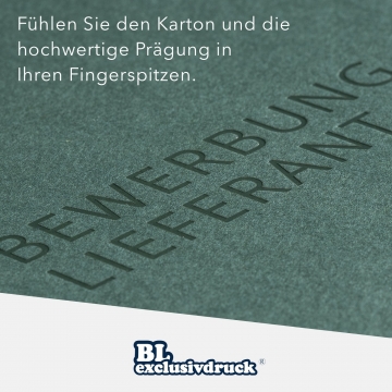 60 Stück Präsentationsmappen BL-exclusivdruck® Naturkarton