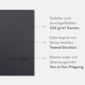 8 Stück Urkundenmappen Lemani® BASIC-plus Textil-Design