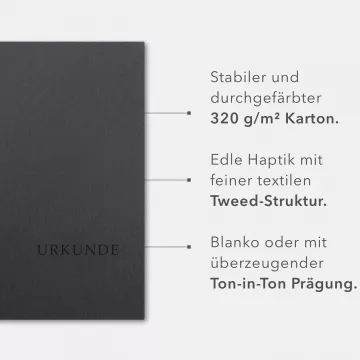 5 Stück Urkundenmappen Lemani® BASIC-plus Premium-Karton