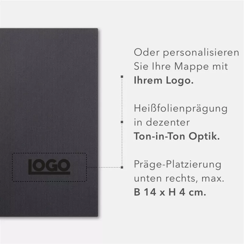 5 Stück Urkundenmappen Lemani® BASIC-plus Premium-Karton