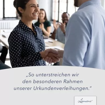 5 Stück Urkundenmappen Lemani® BASIC-plus Premium-Karton