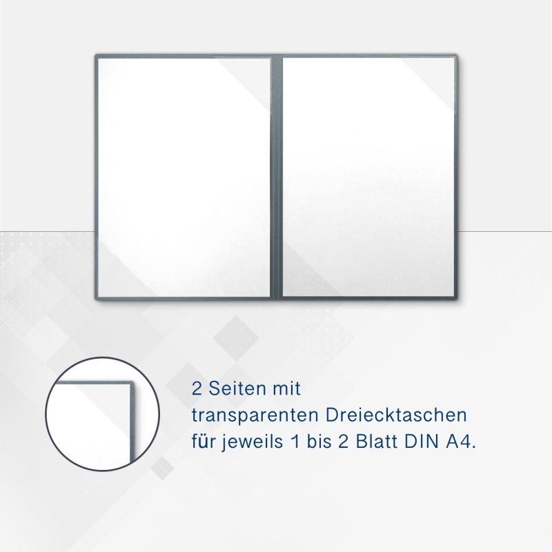 8 Stück Urkundenmappen Esclusiva® Basic-plus Metallic-Effekt