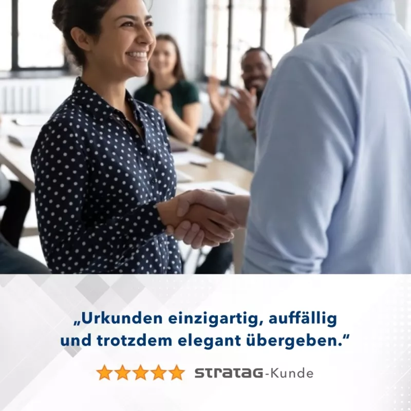 5 Stück Urkundenmappen Esclusiva® Basic-plus Metallic-Effekt