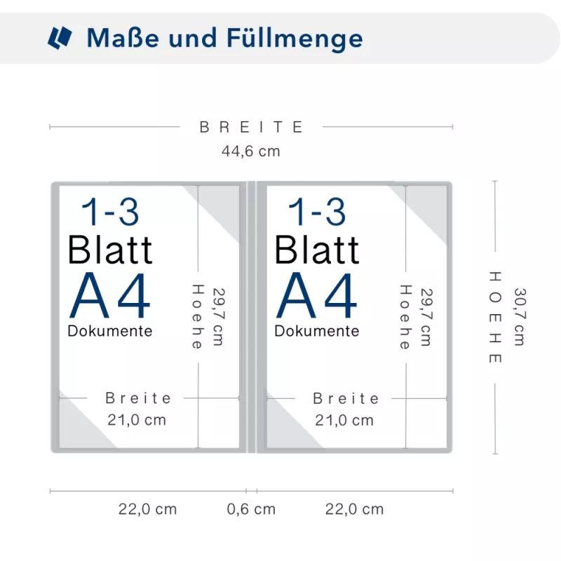 5 Stück Urkundenmappen Esclusiva® Basic-plus Metallic-Effekt