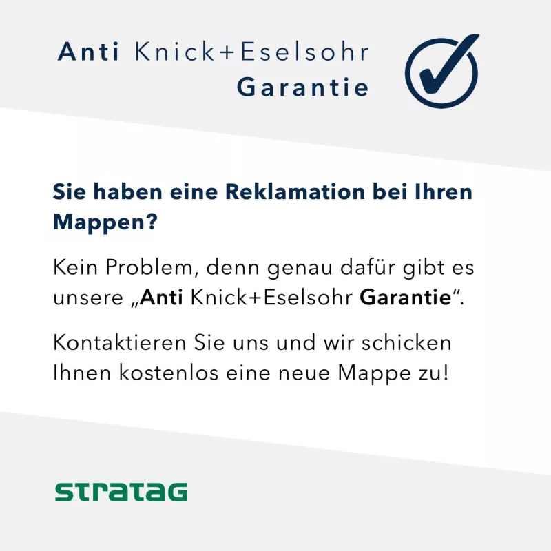 5 Stück Urkundenmappen STRATAG Basic - Edition BLUE