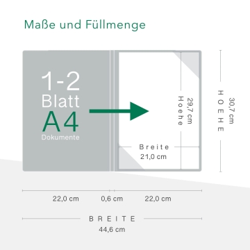 8 Stück Urkundenmappen STRATAG Basic - BLACK Edition