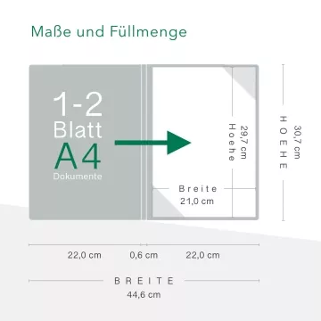 5 Stück Urkundenmappen STRATAG Basic - BLACK Edition
