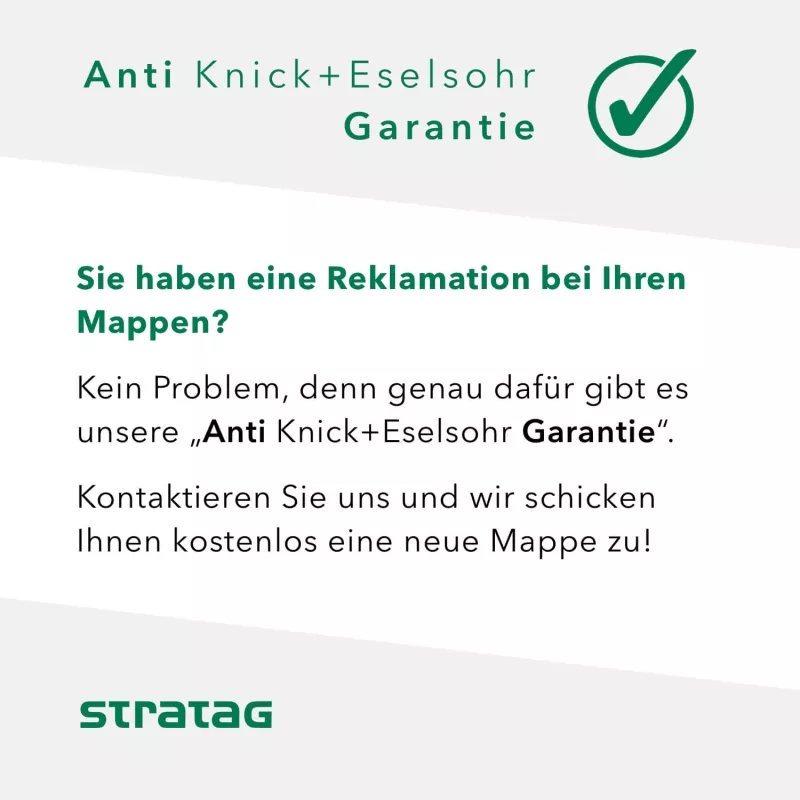 5 Stück Urkundenmappen STRATAG Basic - BLACK Edition