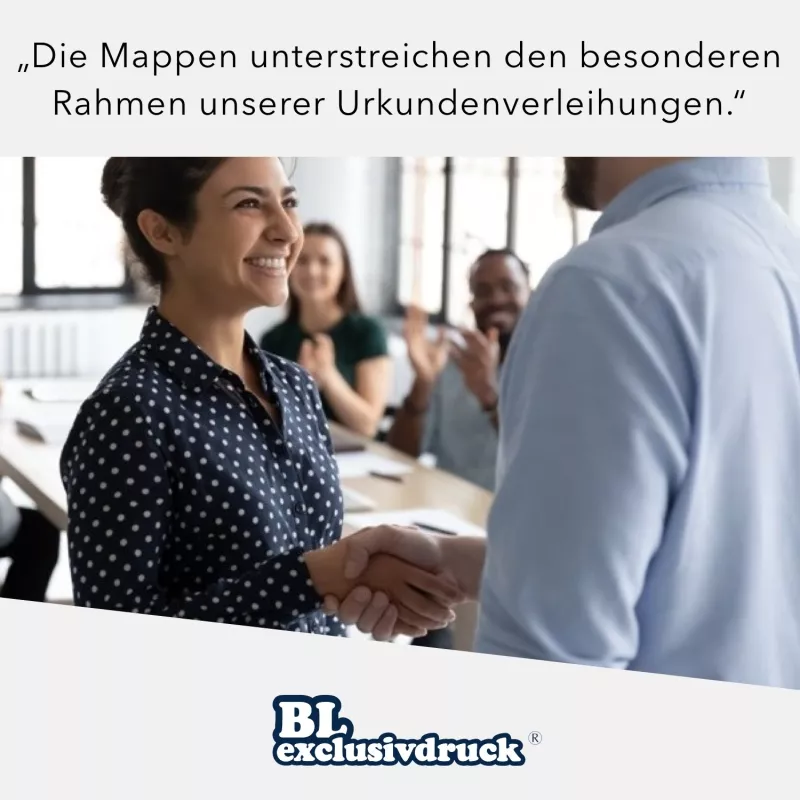 5 Stück Urkundenmappen ECO Basic Recyclingkarton