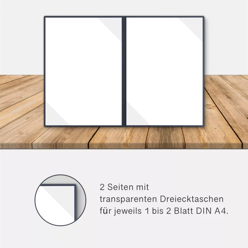 5 Stück Urkundenmappen BL-exclusivdruck® BASIC-plus Naturkarton