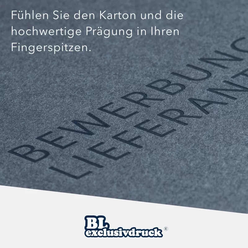 5 Stück Urkundenmappen BL-exclusivdruck® BASIC-plus Naturkarton
