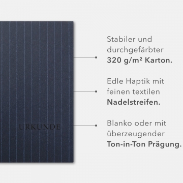 8 Stück Urkundenmappen Lemani® BASIC Textil-Design