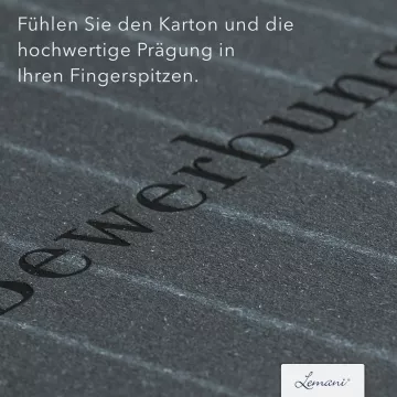 5 Stück Urkundenmappen Lemani® BASIC Premium-Karton