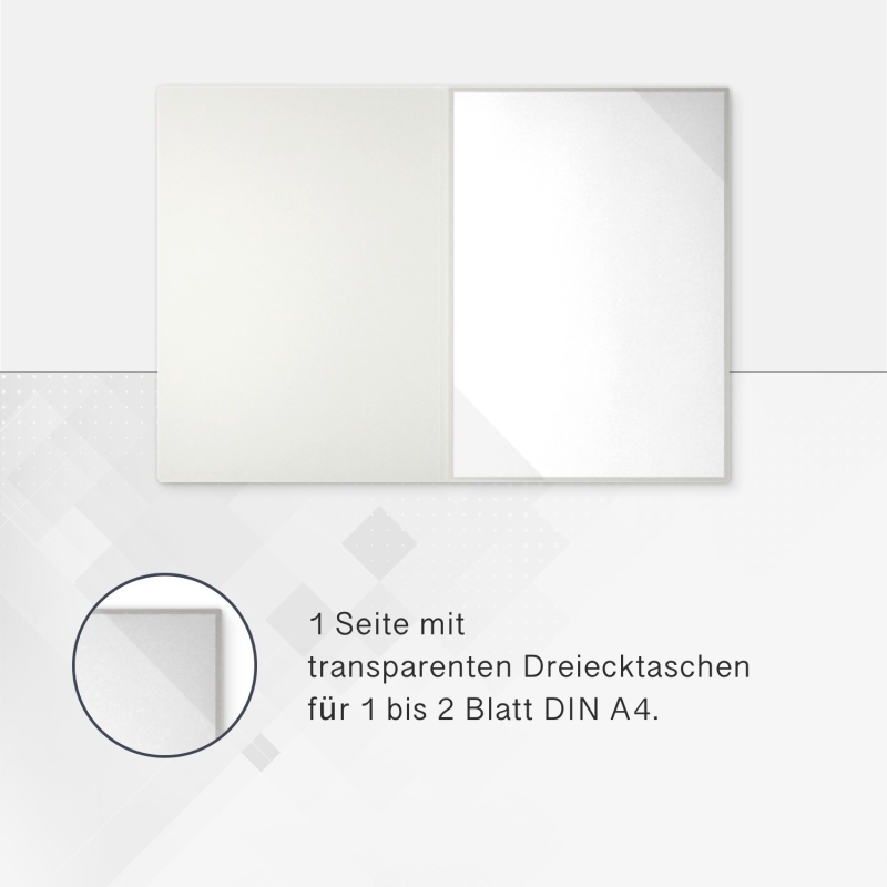 8 Stück Urkundenmappen Lemani® BASIC Textil-Design