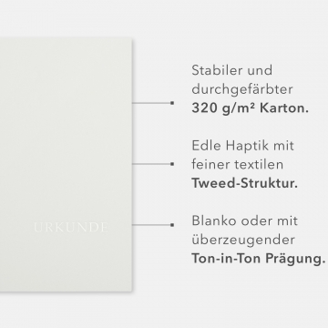 8 Stück Urkundenmappen Lemani® BASIC Premium-Karton