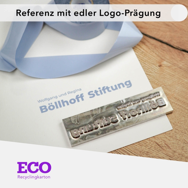 20 Stück Angebotsmappen mit Laschen BLexclusivdruck® Naturkarton