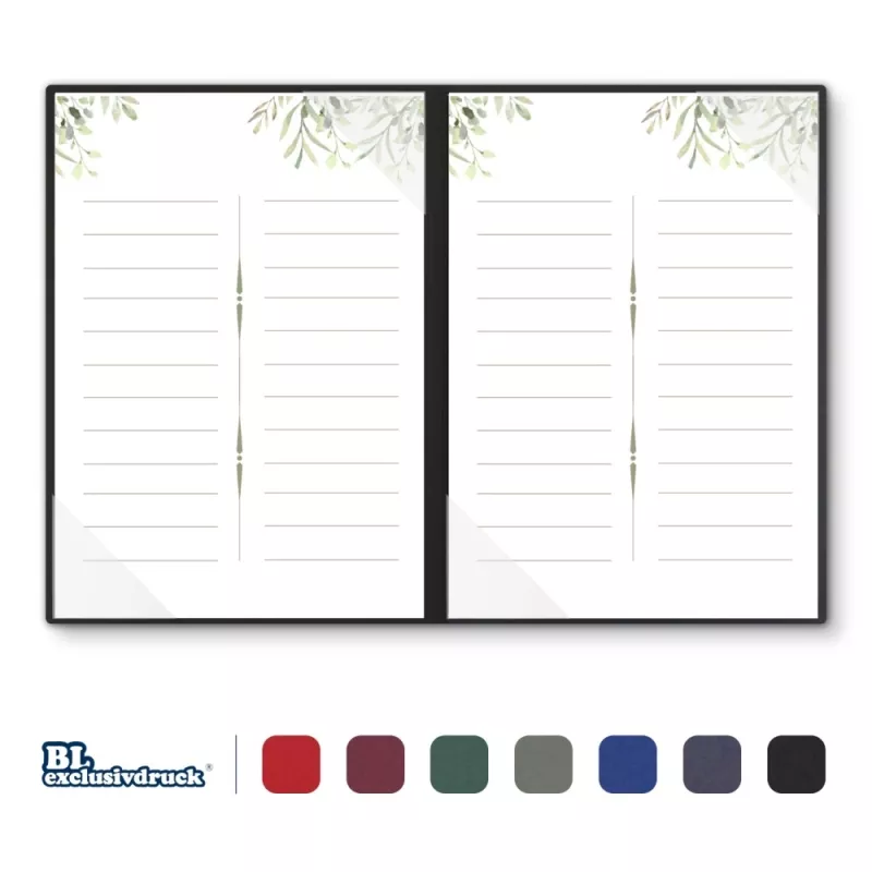 8 Stück Kondolenzmappen BL-exclusivdruck® BASIC-plus Naturkarton