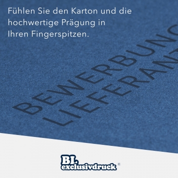 8 Stück Hotelmappen BL-exclusivdruck® BL-plus Naturkarton