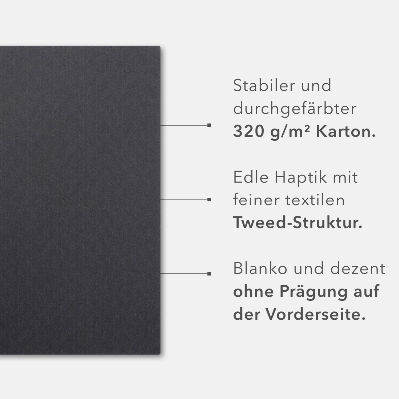 5 Stück Vertragsmappen mit Abheftstreifen Lemani® SMART Textil-Design