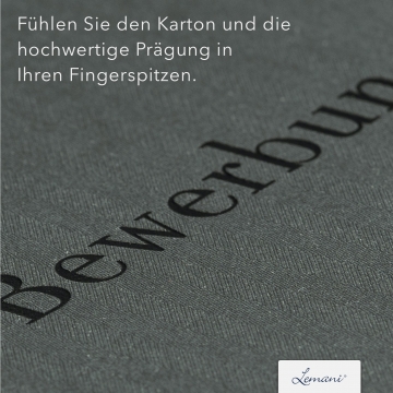 5 Stück Vertragsmappen mit Abheftstreifen Lemani® SMART Textil-Design