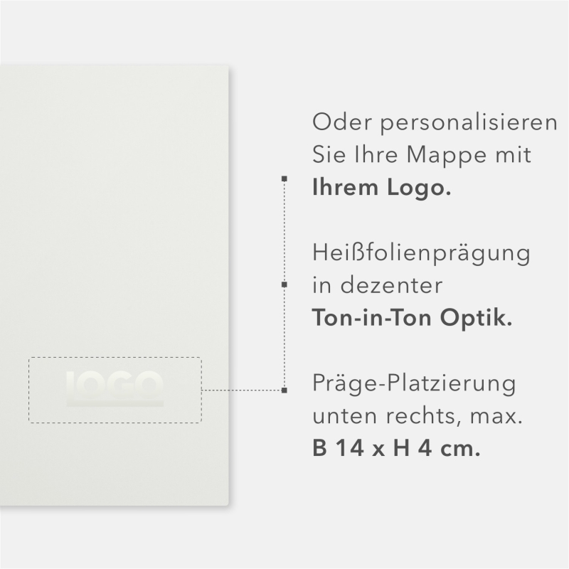 8 Stück Vertragsmappen mit Abheftstreifen Lemani® CARISMA Textil-Design