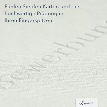 8 Stück Vertragsmappen mit Abheftstreifen Lemani® CARISMA Premium-Karton