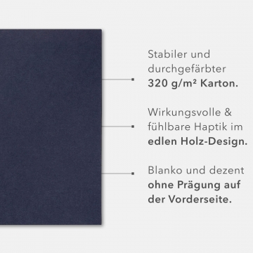 20 Stück Werbemappen BL-exclusivdruck® Naturkarton