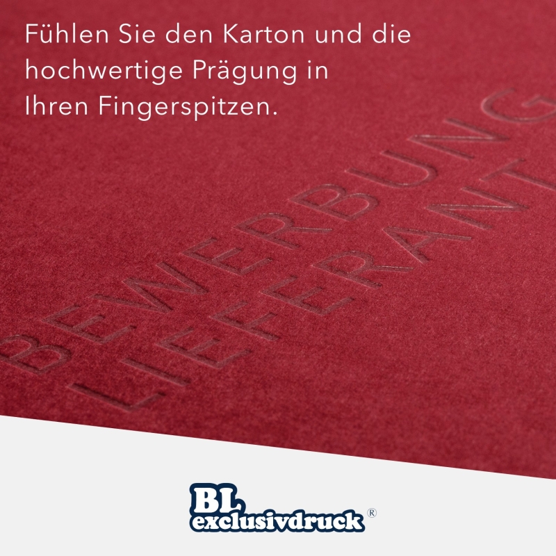 8 Stück Hotelmappen BL-exclusivdruck® BL-plus Naturkarton