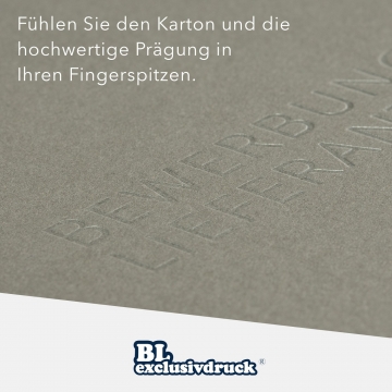 8 Stück Hotelmappen BL-exclusivdruck® BL-plus Naturkarton