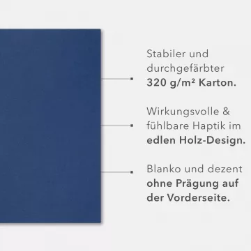 5 Stück 4-teilige Werbemappen BL-exclusivdruck® MEGA-plus Naturkarton